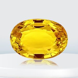 Yellow sapphire (pukhraj)