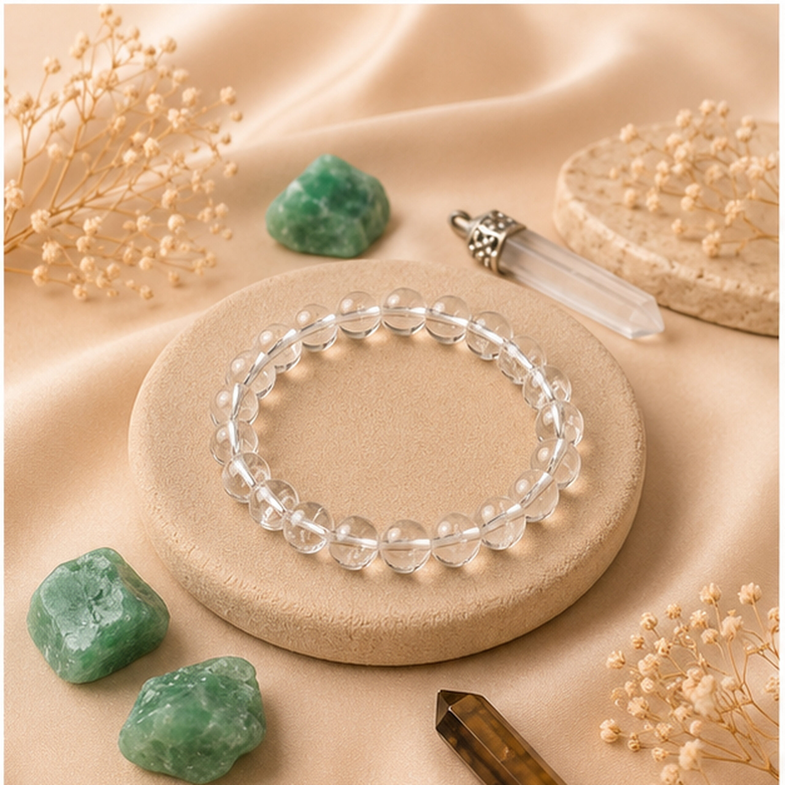 Clear quartz bracelet