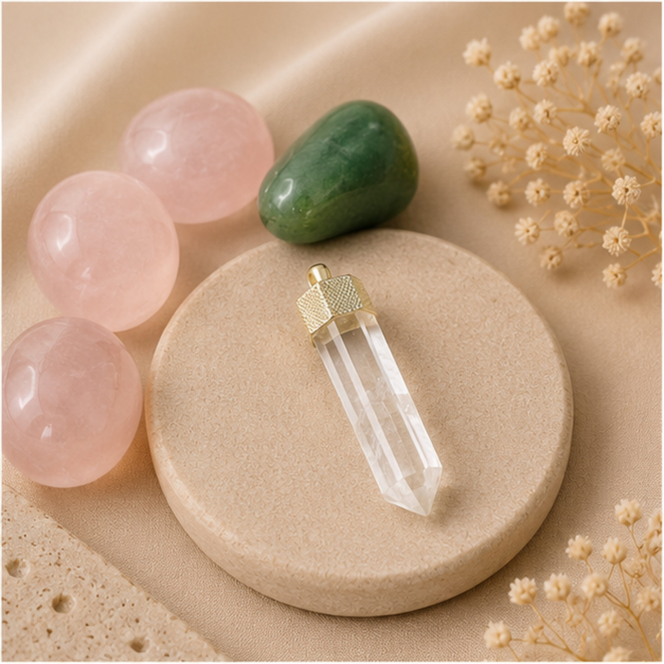 Clear quartz pendants - Image 2