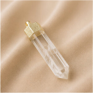 Clear quartz pendants