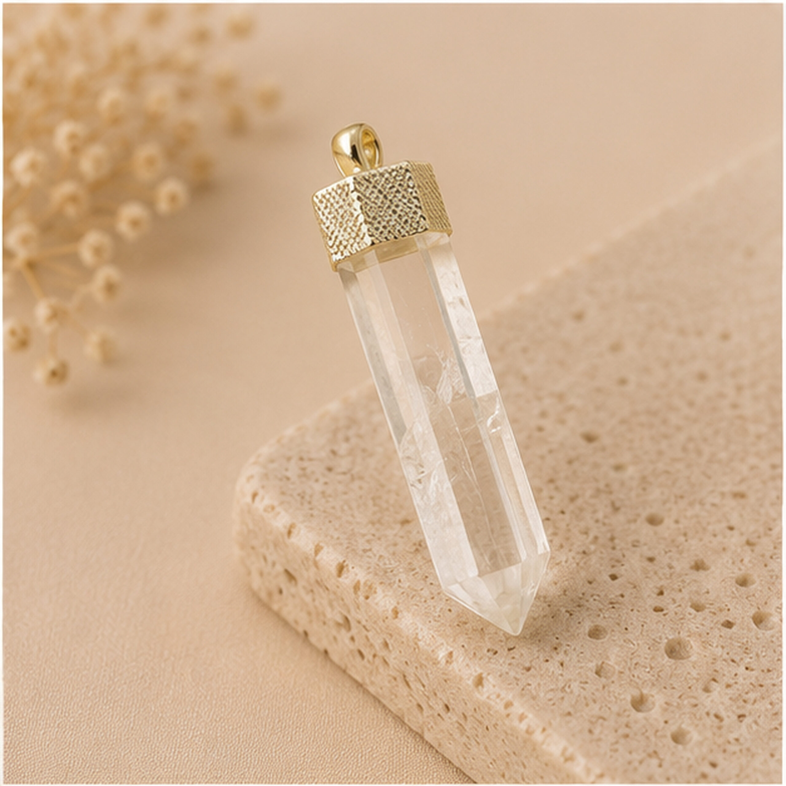 Clear quartz pendants - Image 4