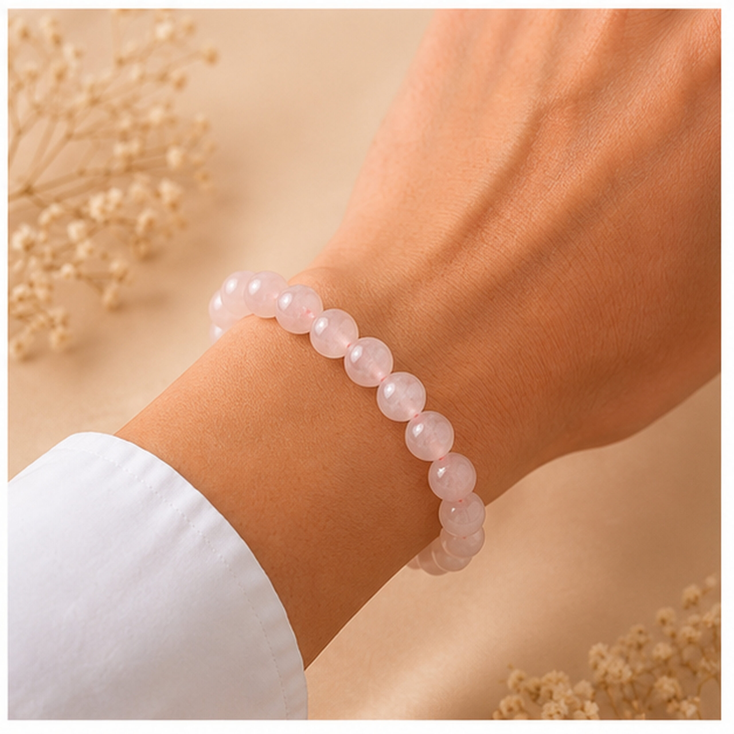 Rose quartz bracelet - Image 3